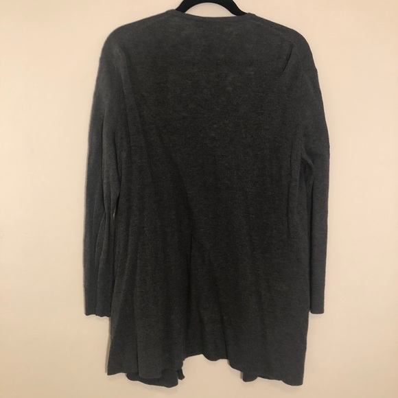 Madewell Long Cardigan - Dark Gray - Picture 5 of 6